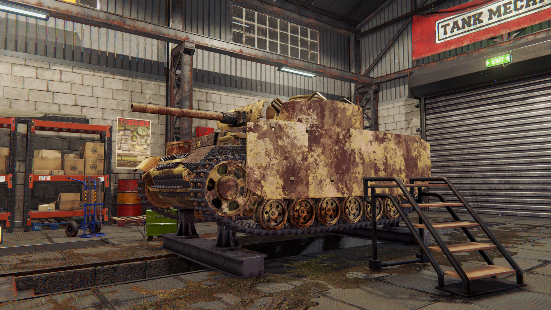 后勤模拟器|v1.5.5|官方中文|支持手柄|Tank Mechanic Simulator|坦克维修模拟|坦克修理模拟插图12